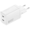 4smarts Ładowarka sieciowa PDPlug Dual 45W 2xUSB-C Biała